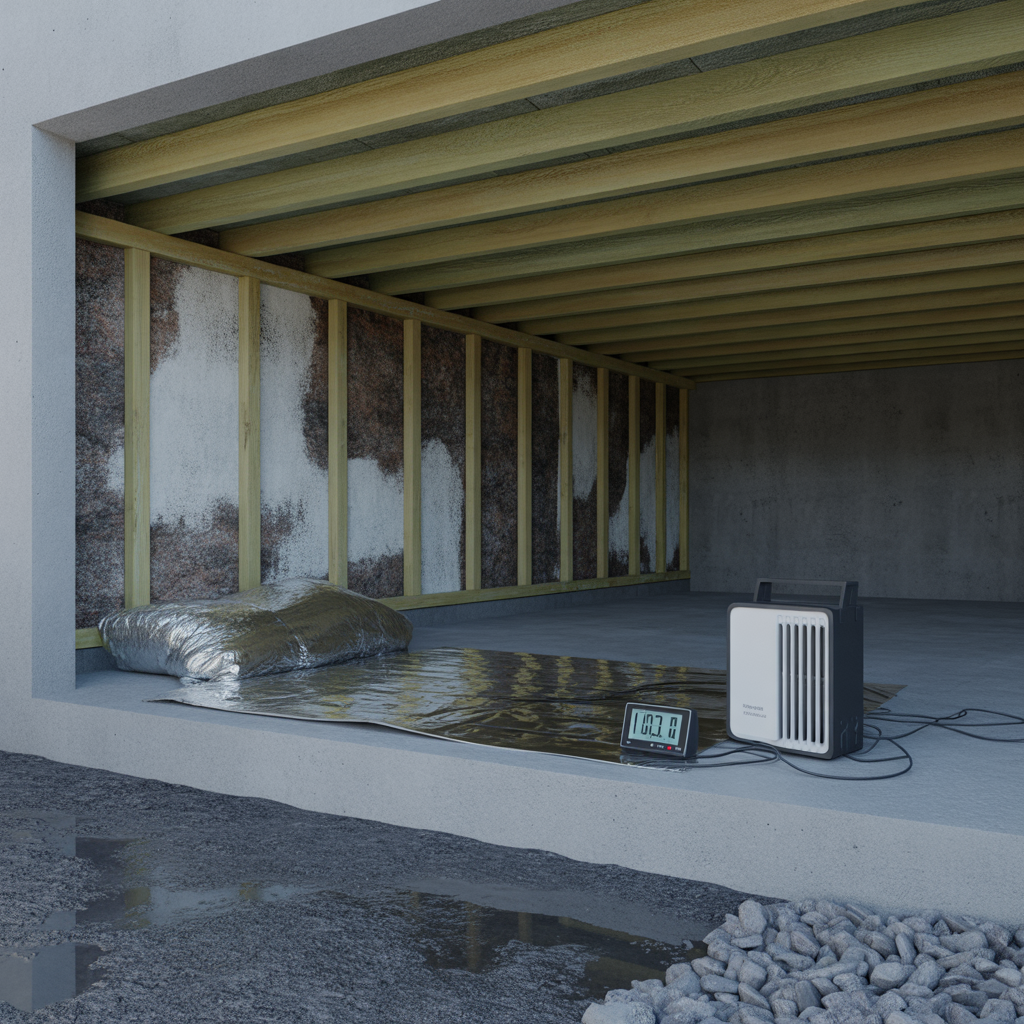 fukt i krypgrund felsokning risker och atgarder