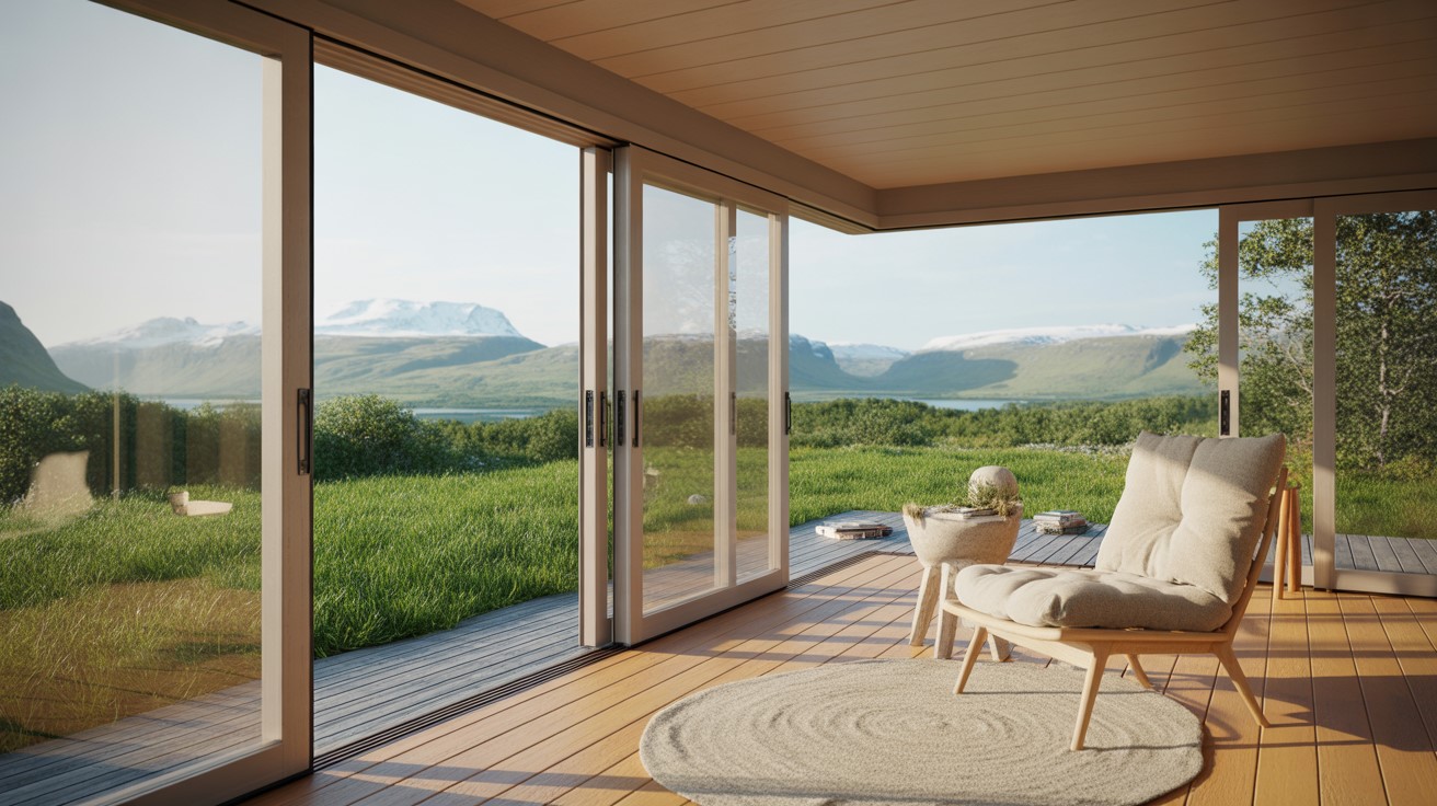 Altaninglasning Glasa in veranda